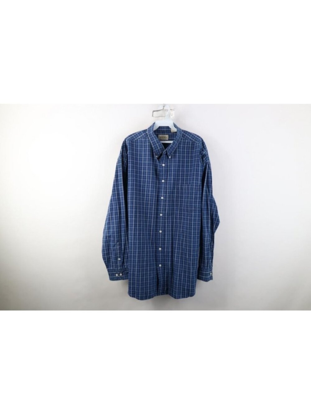 Vintage 90s Streetwear Mens XL Faded Baggy Fit Collared Button Down Shirt Plaid